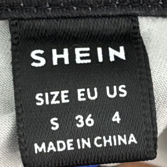 SHEIN Sexy Street Geometric Print Jumpsuit Small Zip Back V-Neck - Picture 4 of 5